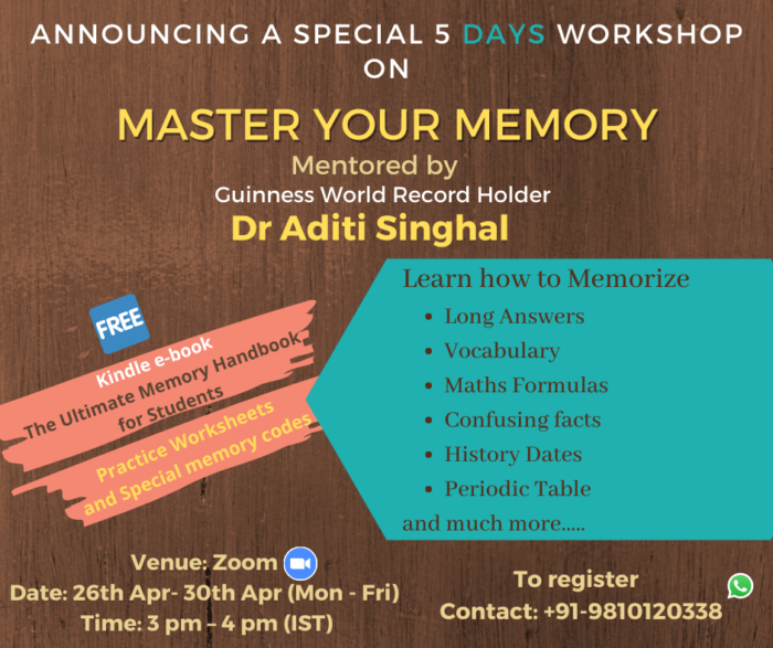 Master your memory