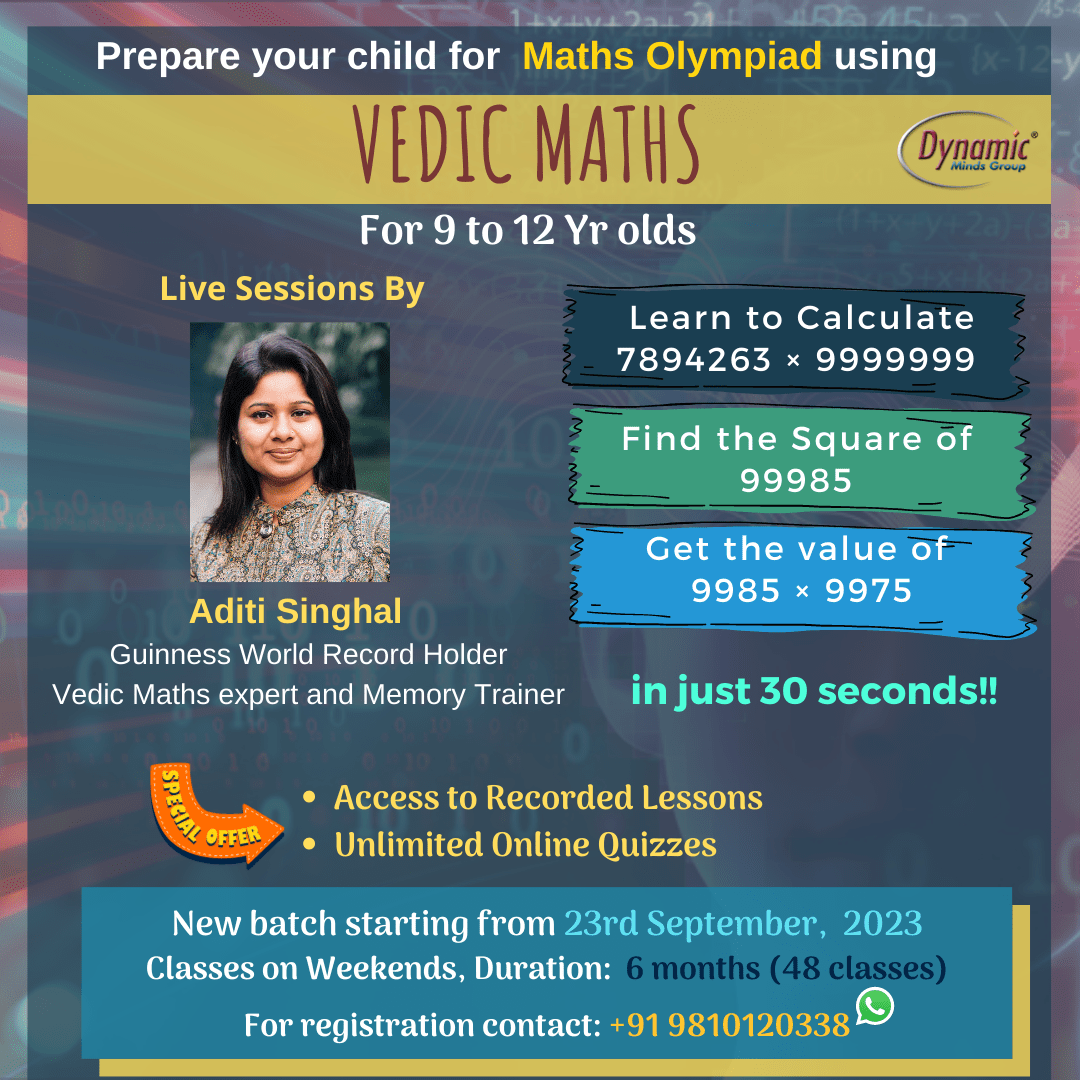 Vedic Maths Program-B13 (for 9 To 12 Year Olds)_old - Dynamic Minds Group